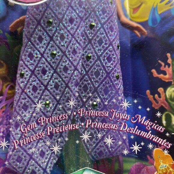 Disney Gem Princess Ariel The Little Mermaid Fashion Doll 12 Inch Tiara Scepter - Picture 14 of 15